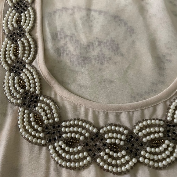 Philosophy tank, size extra small beaded sheer - Picture 3 of 5